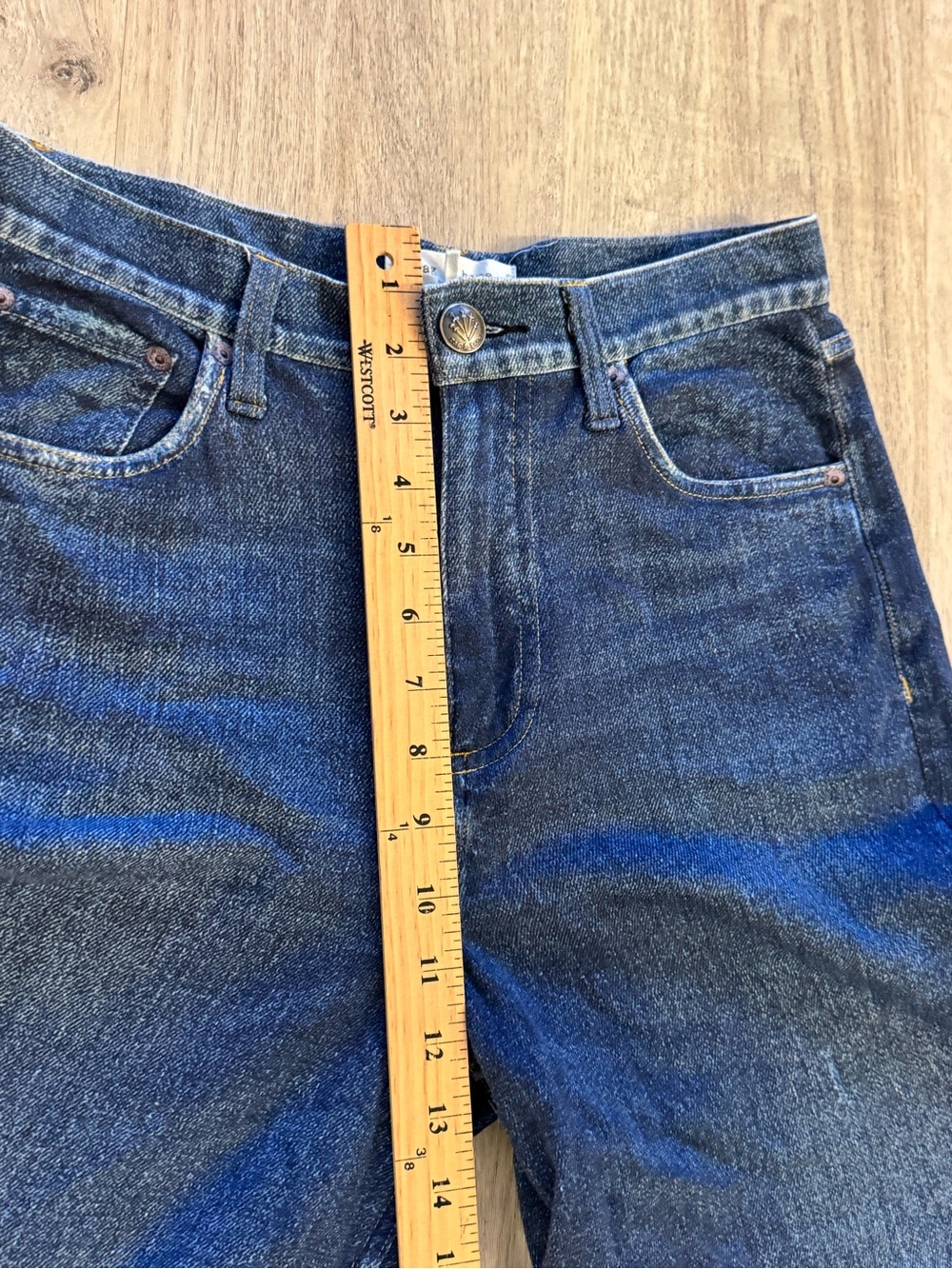 Rag & Bone Miramar Sofie High Waist Ankle Wide-Leg Pants size Sweatpant Jeans 26 - Picture 7 of 12